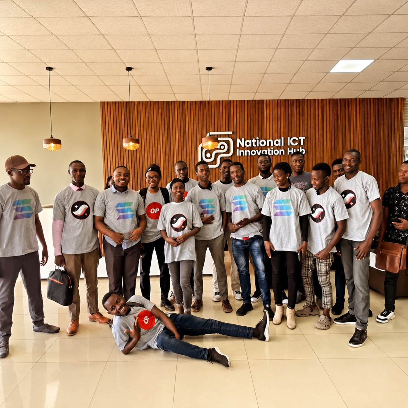 A developer cohort at Uganda's National ICT Innovation Hub